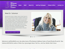 Tablet Screenshot of drtarasolomon.com